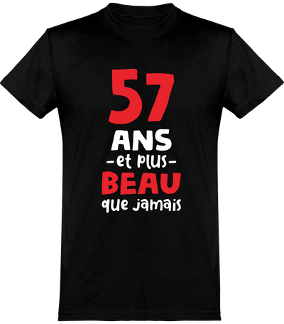  T shirt homme 57 ans et plus beau