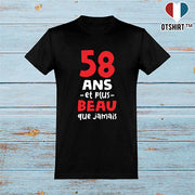  T shirt homme 58 ans et plus beau