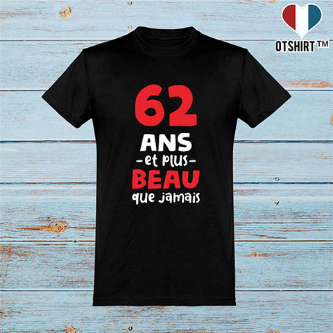  T shirt homme 62 ans et plus beau