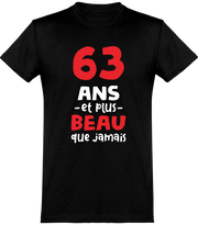  T shirt homme 63 ans et plus beau