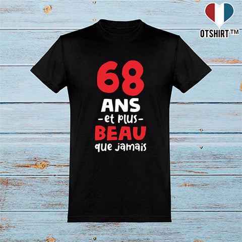  T shirt homme 68 ans et plus beau