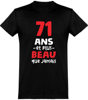  T shirt homme 71 ans et plus beau
