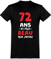  T shirt homme 72 ans et plus beau