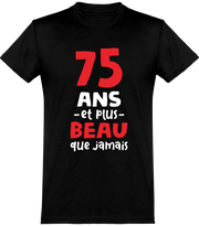  T shirt homme 75 ans et plus beau