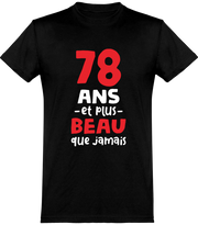 T shirt homme 78 ans et plus beau