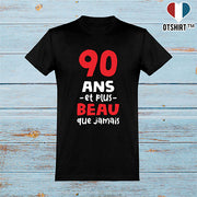  T shirt homme 90 ans et plus beau