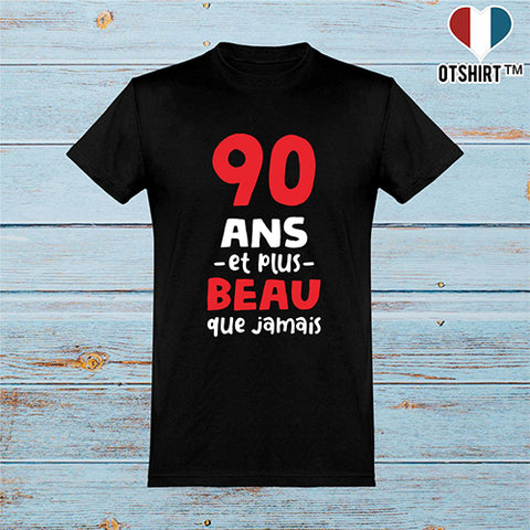  T shirt homme 90 ans et plus beau