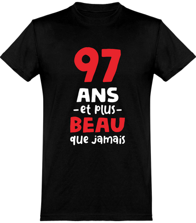  T shirt homme 97 ans et plus beau