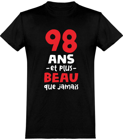  T shirt homme 98 ans et plus beau