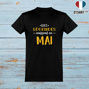  T shirt homme légende de mai