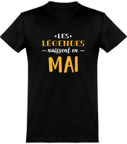  T shirt homme légende de mai