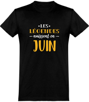  T shirt homme légende de juin