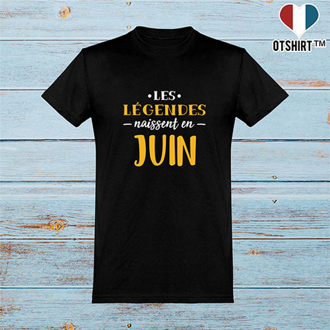  T shirt homme légende de juin