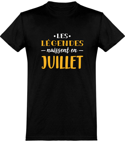  T shirt homme légende de juillet
