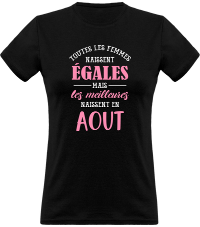 T shirt femme les meilleures aout
