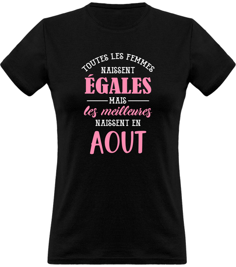 T shirt femme les meilleures aout