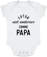Body bébé Futur agent administratif comme papa