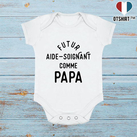 Body bébé Futur aide-soignant comme papa