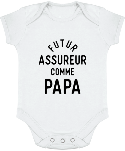 Body bébé Futur assureur comme papa