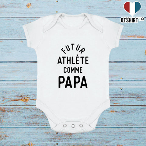 Body bébé Futur athlète comme papa