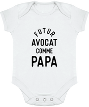 Body bébé Futur avocat comme papa