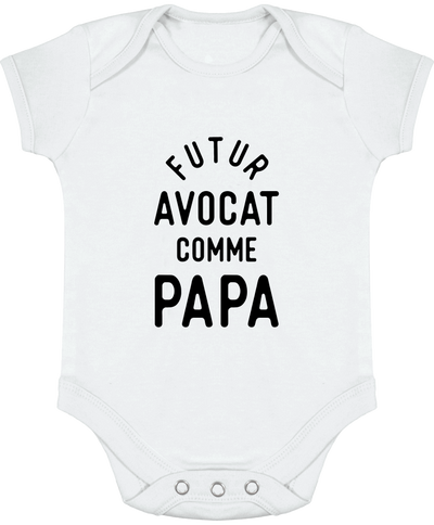Body bébé Futur avocat comme papa