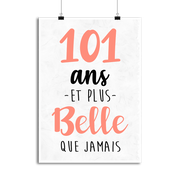 Affiche 101 ans et plus belle que jamais