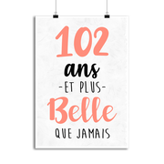 Affiche 102 ans et plus belle que jamais