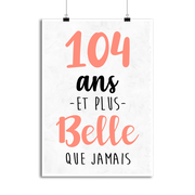Affiche 104 ans et plus belle que jamais