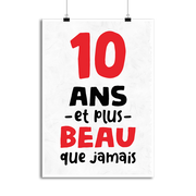 Affiche 10 ans et plus beau