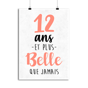 Affiche 12 ans et plus belle que jamais