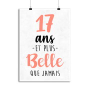 Affiche 17 ans et plus belle que jamais