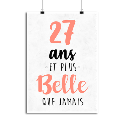 Affiche 27 ans et plus belle que jamais