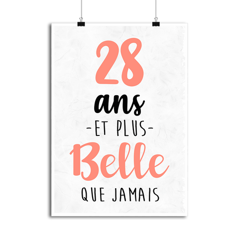 Affiche 28 ans et plus belle que jamais