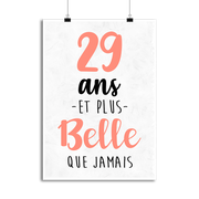 Affiche 29 ans et plus belle que jamais