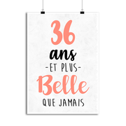 Affiche 36 ans et plus belle que jamais