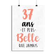 Affiche 37 ans et plus belle que jamais