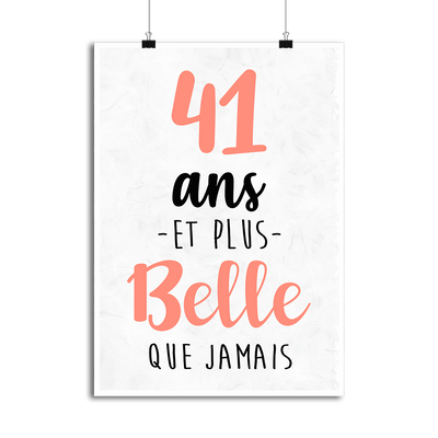 Affiche 41 ans et plus belle que jamais