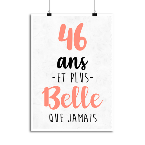 Affiche 46 ans et plus belle que jamais