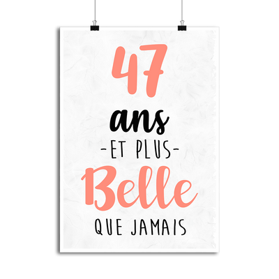 Affiche 47 ans et plus belle que jamais