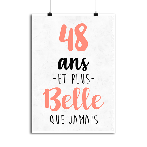 Affiche 48 ans et plus belle que jamais