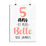 Affiche 5 ans et plus belle que jamais