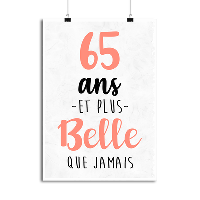 Affiche 65 ans et plus belle que jamais
