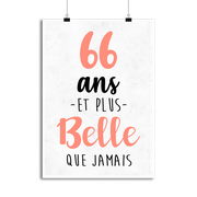 Affiche 66 ans et plus belle que jamais