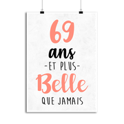 Affiche 69 ans et plus belle que jamais