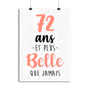 Affiche 72 ans et plus belle que jamais
