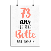Affiche 73 ans et plus belle que jamais