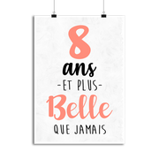 Affiche 8 ans et plus belle que jamais