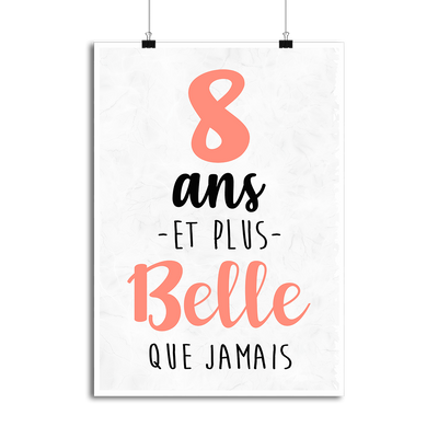Affiche 8 ans et plus belle que jamais