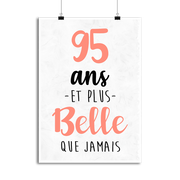 Affiche 95 ans et plus belle que jamais